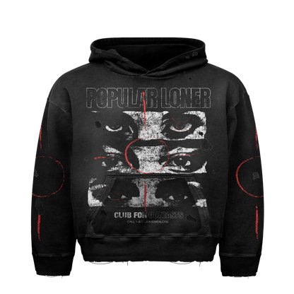 Popular Loner Black Outcast Hoodie