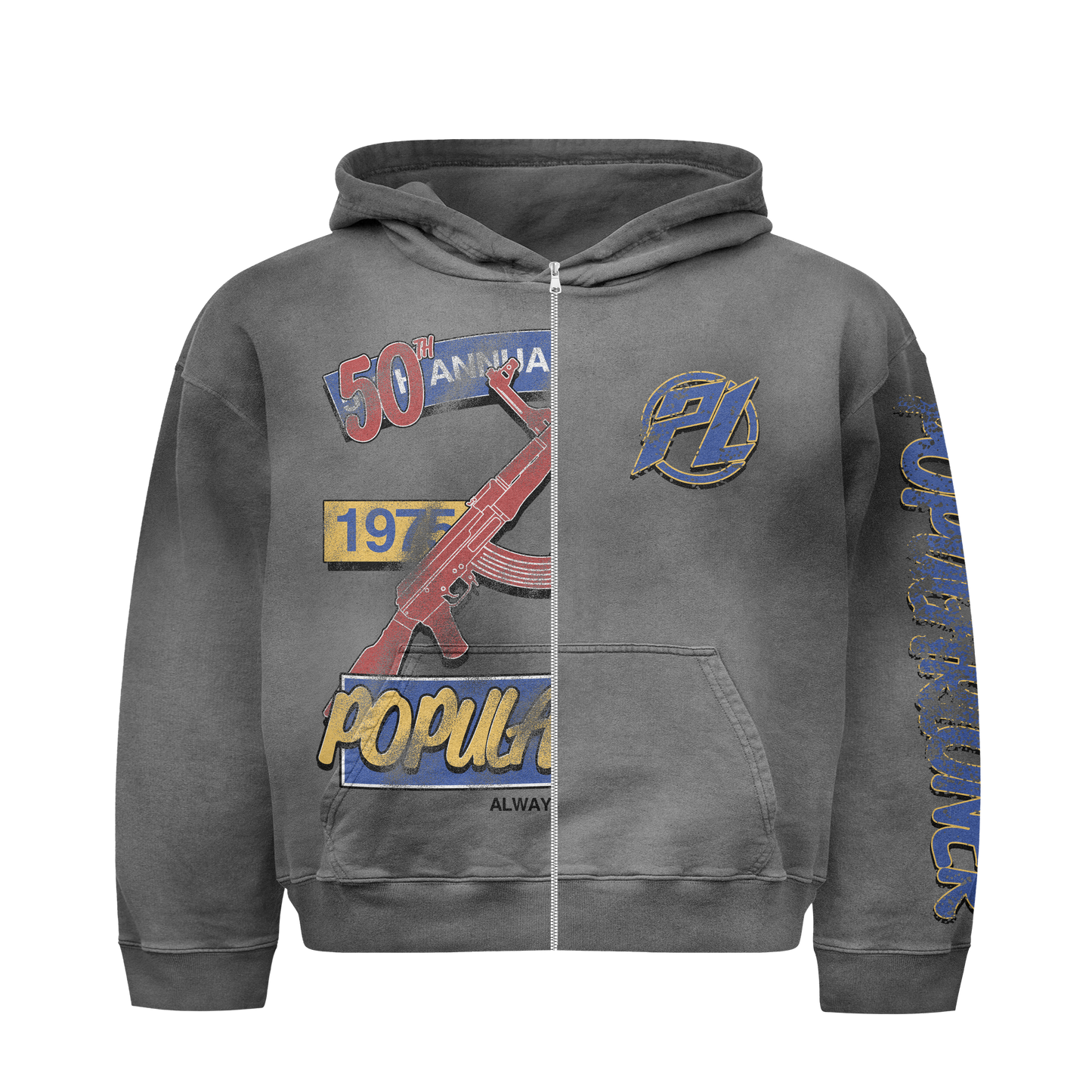 Popular Loner 50th Annual Zip Up Hood