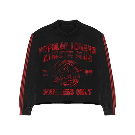 Popular Loner " Members Only " Long-sleeve Tee