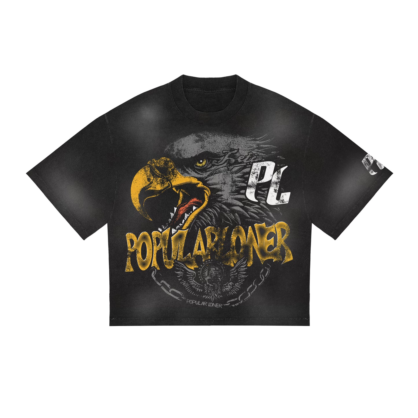 Popular Loner " Feti " Black Tee